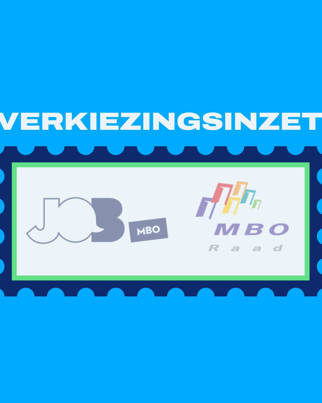 Verkiezingsinzet MBO Raad x JOBmbo